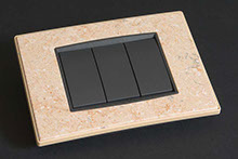 Zunino Marmi - Objects - Marble light switch and socket plates