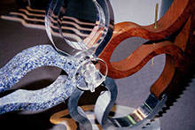 Zunino Marmi - Objects - Plexiglass, marble, wood and iron composition