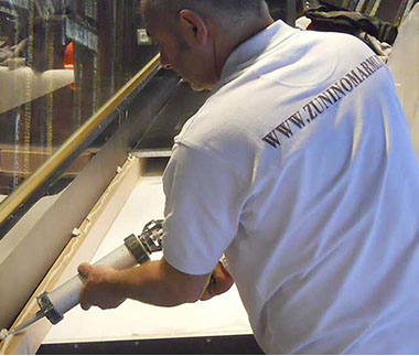 Zunino Marmi - VIP area construction - MSC Divina 2