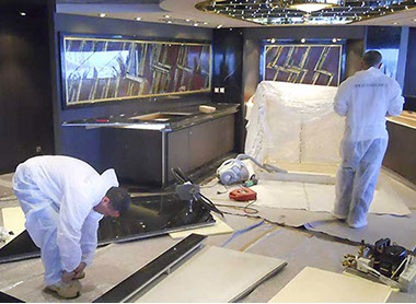 Zunino Marmi - VIP area construction - MSC Divina 3