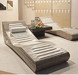 Zunino Marmi - Chiase Longue Relonga and Frozen Table Yupik