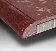 Zunino Marmi - Marble coupled with aluminium honeycomb