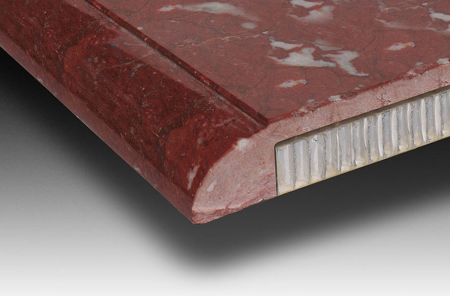 Zunino Marmi - Italy - Marble coupled with aluminium honeycomb