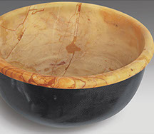 Zunino Marmi - Giallo Siena Marble and carbon fibre