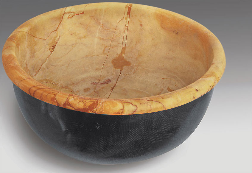 Zunino Marmi - Italy - Giallo Siena Marble and carbon fibre