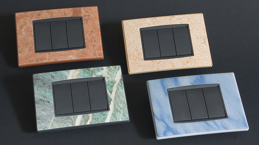 Zunino Marmi - Italy - Marble light switch and socket plates