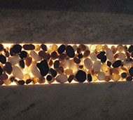 Zunino Marmi - Green Quartzite and pebble stones