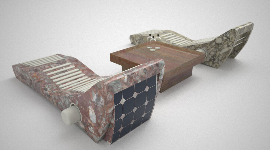 Zunino Marmi - Italy - Chiase Longue Relonga and frozen table Yupik - 9