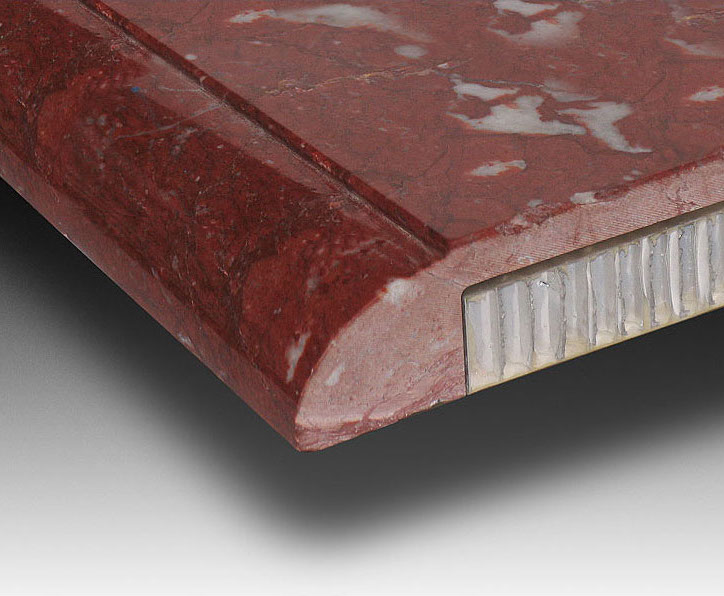 Zunino Marmi - Genova - Marmo accoppiato a honeycomb in alluminio